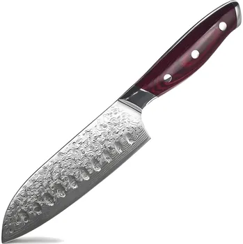 IZMAEL Damaškový kuchyňský nůž MI 20178 Small Santoku 12 cm