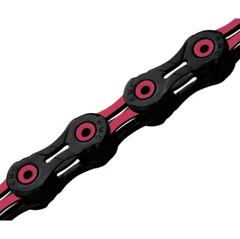 Řetěz na kolo KMC DLC11 Black/Pink 118 článků (Řetěz KMC DLC11 Black/Pink118 článků 11)