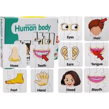 Puzzle Mamido Vzdělávací puzzle části těla
