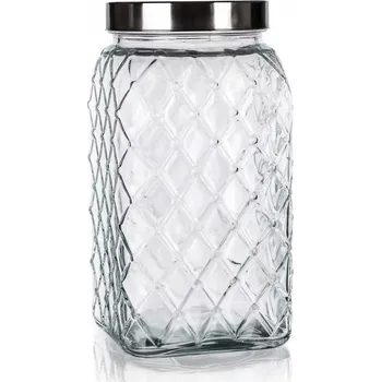 Dóza na potraviny Banquet Skleněná dóza TEAGAN, 4,3 l