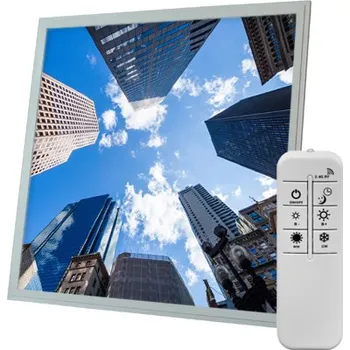 Dekorativní svítidlo Dekorativní LED svítidlo - LED panel - motiv mrakodrapy - stmívatelný
