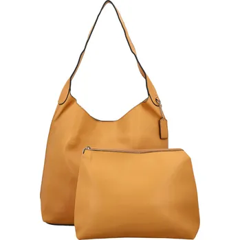 Kabelka Trendy dámská koženková kabelka na rameno Karix, žlutá