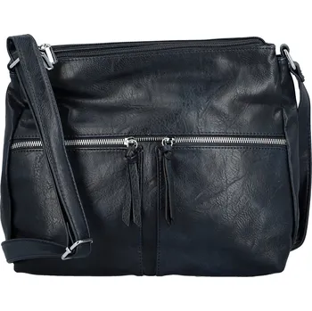 Kabelka Módní dámská koženková crossbody kabelka Josefina, tmavě modrá