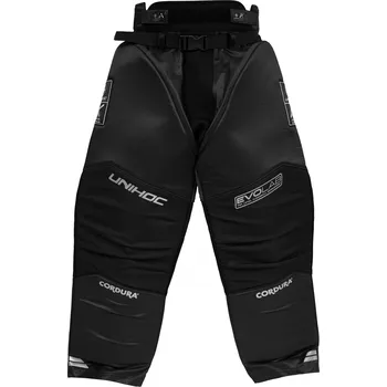 UNIHOC GOALIE PANTS ALPHA EVOLAB black/silver