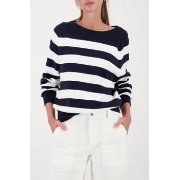Dámský svetr Pruhovaný pletený svetr Monari 410289 Velikost: 40