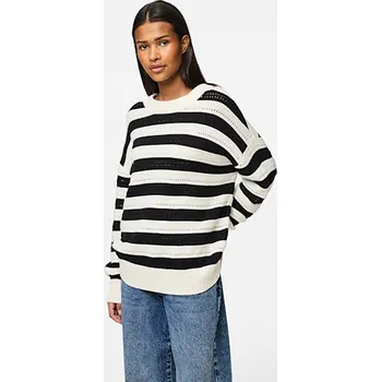 Dámská móda Pieces Schwarz/ Weiß 7093284 XS