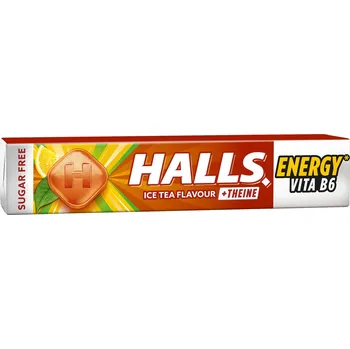 Bonbon Halls s přích čern čaje s citr 32g cena za kartonové balení (Kartonové balení : 20 ks)