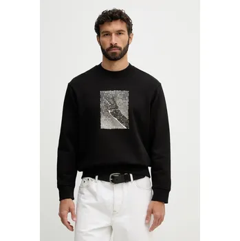 Pánská mikina Bavlněná mikina Armani Exchange XM002226.AF10830 černá 99X, vel. XL