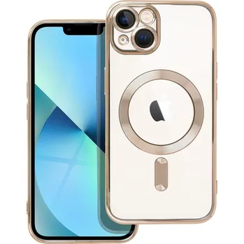 Náhradní kryt pro mobilní telefon Kryt Electro Mag Cover s MagSafe pro iPhone 13, zlaté