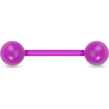 Módní doplněk Šperky4U Piercing do jazyka akrylát - PJ01204-A