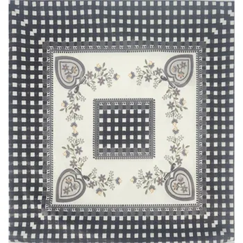 Povlak na polštářek Dekorační povlak na polštář 40x40 na zip velur - srdce folk