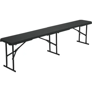 Posilovací lavice NILS CAMP Skládací kempingová lavice NILS Camp NC3404 ANTRACITOVÁ