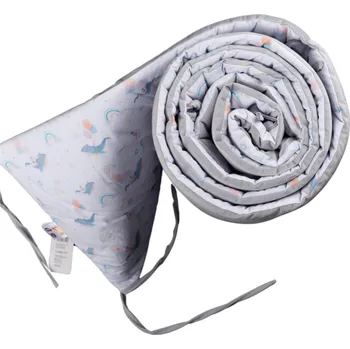 mantinel do postýlky XKKO LUX Mantinel do postýlky 180 cm Xkko Lux Sky Whale