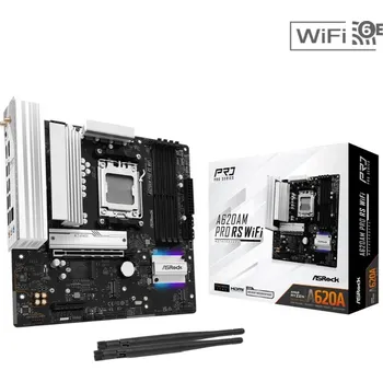 Základní deska ASRock MB Sc AM5 A620AM PRO RS WIFI, AMD X620, 4xDDR5, 1xHDMI, 1xDP, WI-FI