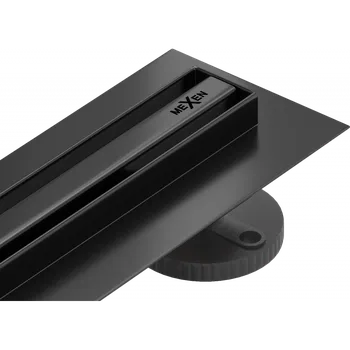 sprchový žlab Mexen Flat 360° Slim 1741110 černý