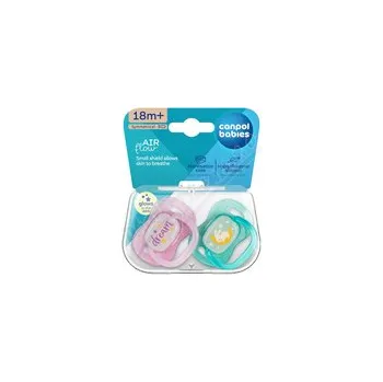 dudlíky CANPOL SP Canpol babies Dudlík sil.NIGHTGLOW 18m+ 2ks holka