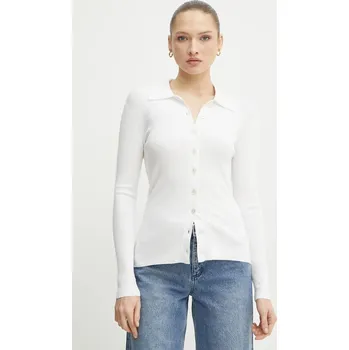 Dámská móda Kardigan s příměsí hedvábí MICHAEL Michael Kors MR56135GW2 béžová 01X, vel. XL