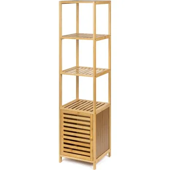 Koupelnový nábytek House 5 Ritta Long bambusová skříňka 35 x 35 x 140 cm