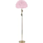 Stojací lampa Slim Pink 165 cm zlatá/růžová