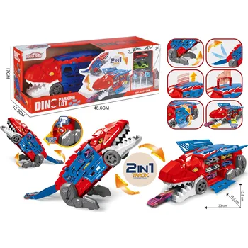 garáž Sparkys Transformující se dinosaurus 2v1 18X-660-S119