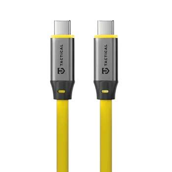 Datový kabel Tactical Fat Man 2.0 Cable USB-C/USB-C 1m Yellow
