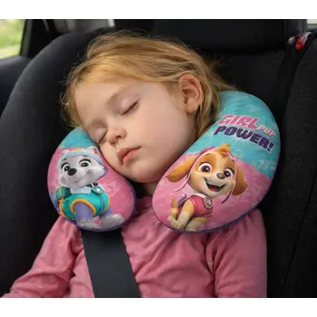 Polštář Seven Dětský cestovní polštářek TLAPKOVÁ PATROLA mentolový