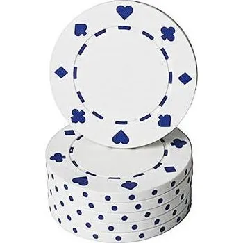 Pokerový žeton Pokr žeton MAN 11,5g bílý