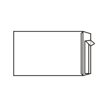 Obálka Poštovní obálka B4 bílá s krycí páskou, cena za balení/250ks