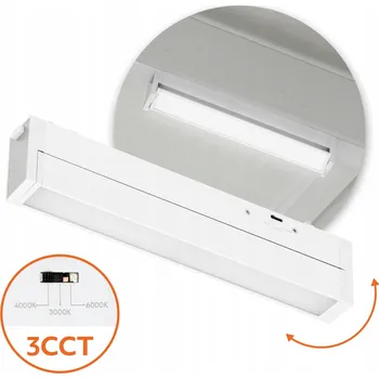 Magnetická lampa Reflektor LED Nástěnný 10W 3CCT bílá