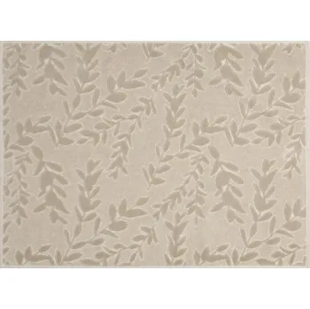 Koupelnová předložka Koupelnová předložka 60x90 béžová s reliéfním vzorem bavlna