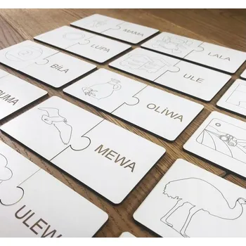 Obraz Vzdělávací skládačka pro děti od 4 let Puzzle - Slovní zásoba, 1. díl - Kvalitní provedení