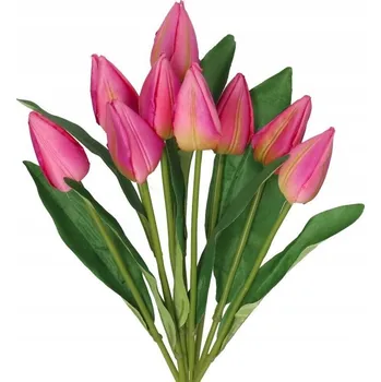 umělá květina TULIPÁNY KYTICE TULIPÁNŮ UMĚLÉ KVĚTY 45 CM 9 GAL