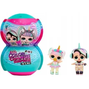 Panenka LOL SURPRISE COLOR CHANGE 2v1 JÁ + PANENKA + BRÁŠKA (9 KUSŮ)