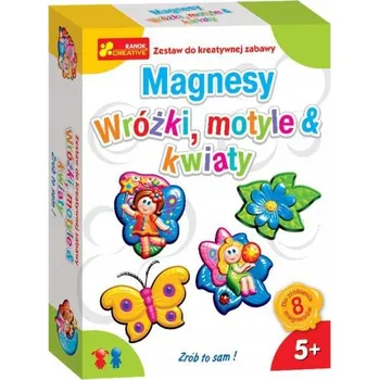 Obraz Sádrové magnety víly, motýli a květiny