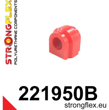 Silentblok nápravy 221950B: Strongflex Silentblok předního / zadního stabilizátoru 21,5mm Black