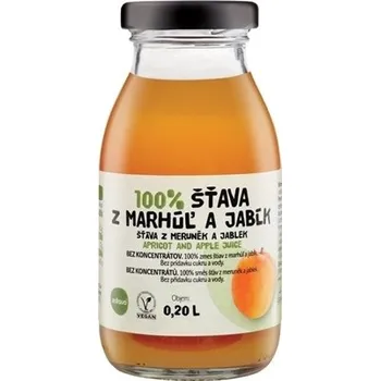 ZDRAVO ORGANIC zdravě 100% ŠŤÁVA Z MERHULEK A JABULEK 200 ml