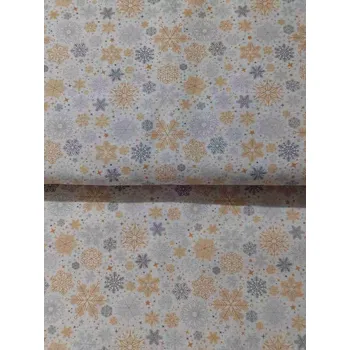 Dekorační látka Loneta vločky