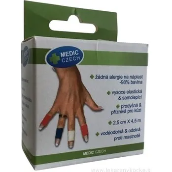 MEDIC Bandáž Finger Červená 1 ks