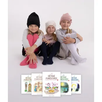 VŠECHNY DÍLY & BARVY: Dětské punčocháče v knížce s pohádkou - 116/122 - všechny barvy