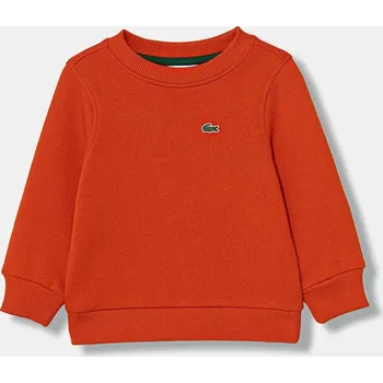 Chlapecká mikina Dětská mikina Lacoste SJ5284 oranžová 22X, vel. 164