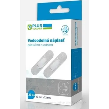 Náplast Zhejiang Hongyu Medical Commodity Co., Ltd. PLUS LÉKÁRNA Náplast voděodolná 20 ks