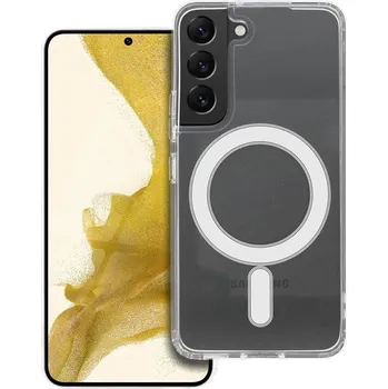 Náhradní díl pro mobilní telefon Kryt Clear Mag Cover Case s MagSafe Samsung Galaxy S22 Translucent