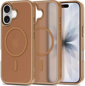 Náhradní kryt pro mobilní telefon Tech-Protect Basicmag Magsafe iPhone 17 Matte Brown