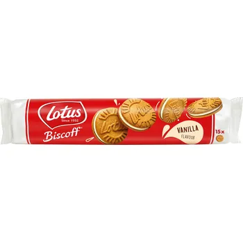 Lotus Biscoff sušenky vanilkové 150g cena za kartonové balení (Kartonové balení : 9 ks)
