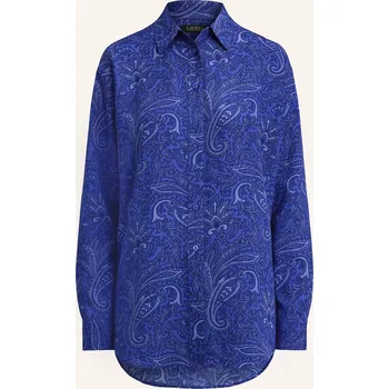 Dámská halenka Lauren Ralph Lauren Dámská Košile, tmavě modrá, 34