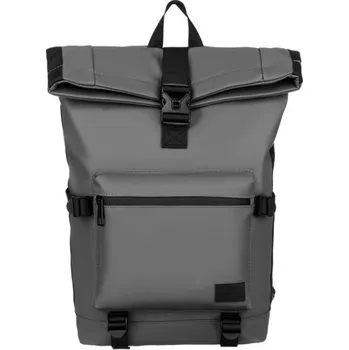 Městský batoh Unisex rolovací batoh Peterson - šedý