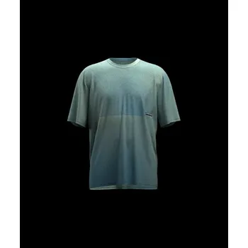 Pánské tričko Ortovox 185 Merino Patch Print T-Shirt Men's Barva: Aop Green Sage, Velikost: XL