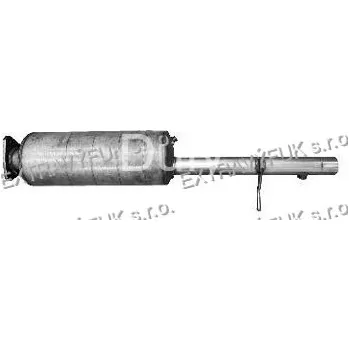 Výfukový systém Iveco Daily VI 2.3D Montážní katalyzátor výfuku 1080435