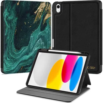 Náhradní kryt pro mobilní telefon Kryt Tech-Protect Lamano iPad 10,9" 10 / 2022 / 11" 11 / 2025 Verde Aura