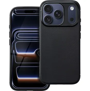 Náhradní kryt pro mobilní telefon Kryt pouzdra Carbon Premium iPhone 17 Pro Black